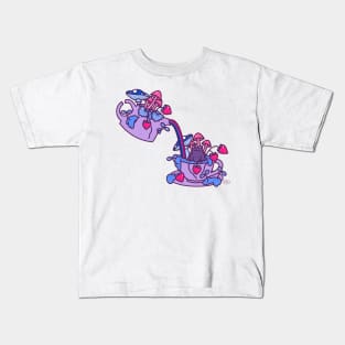 Bisexual Mossy Tea Kids T-Shirt